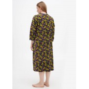 Халат Wild love 2XL,3XL,4XL,5XL  велюр 21414